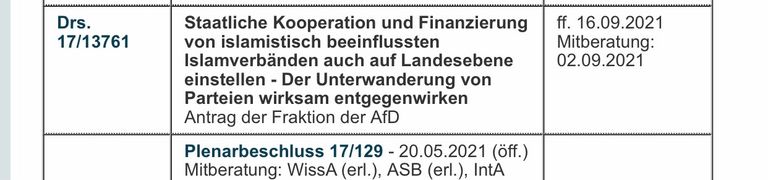 مواعيد مناقشة مشروع القرار في برلمان شمال الراين ويستفاليا