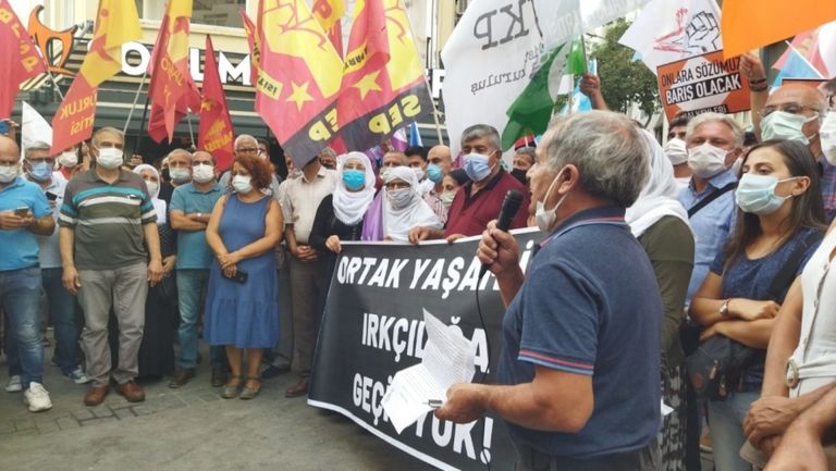 إحدى المظاهرات الاحتجاجية في تركيا اليوم الاحد