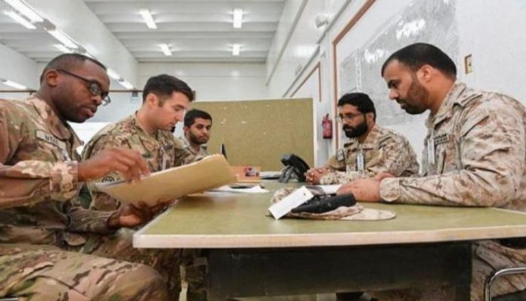 تمرين عسكري سابق بين القوات السعودية والأمريكية