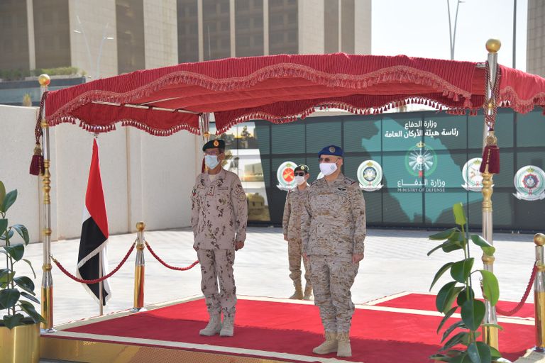 جانب من لقاء رئيسي الأركان الإماراتي والسعودي