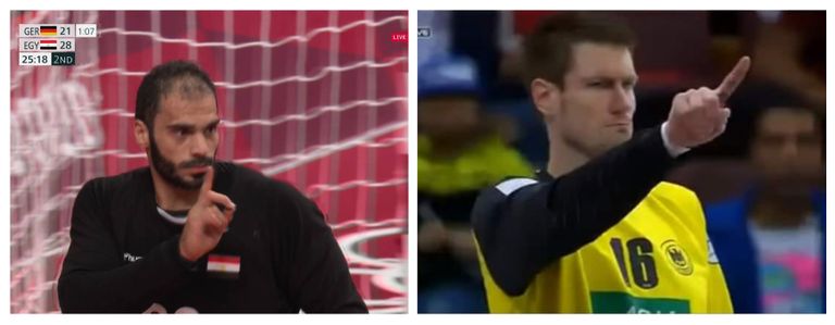 كريم هنداوي حارس منتخب مصر لليد