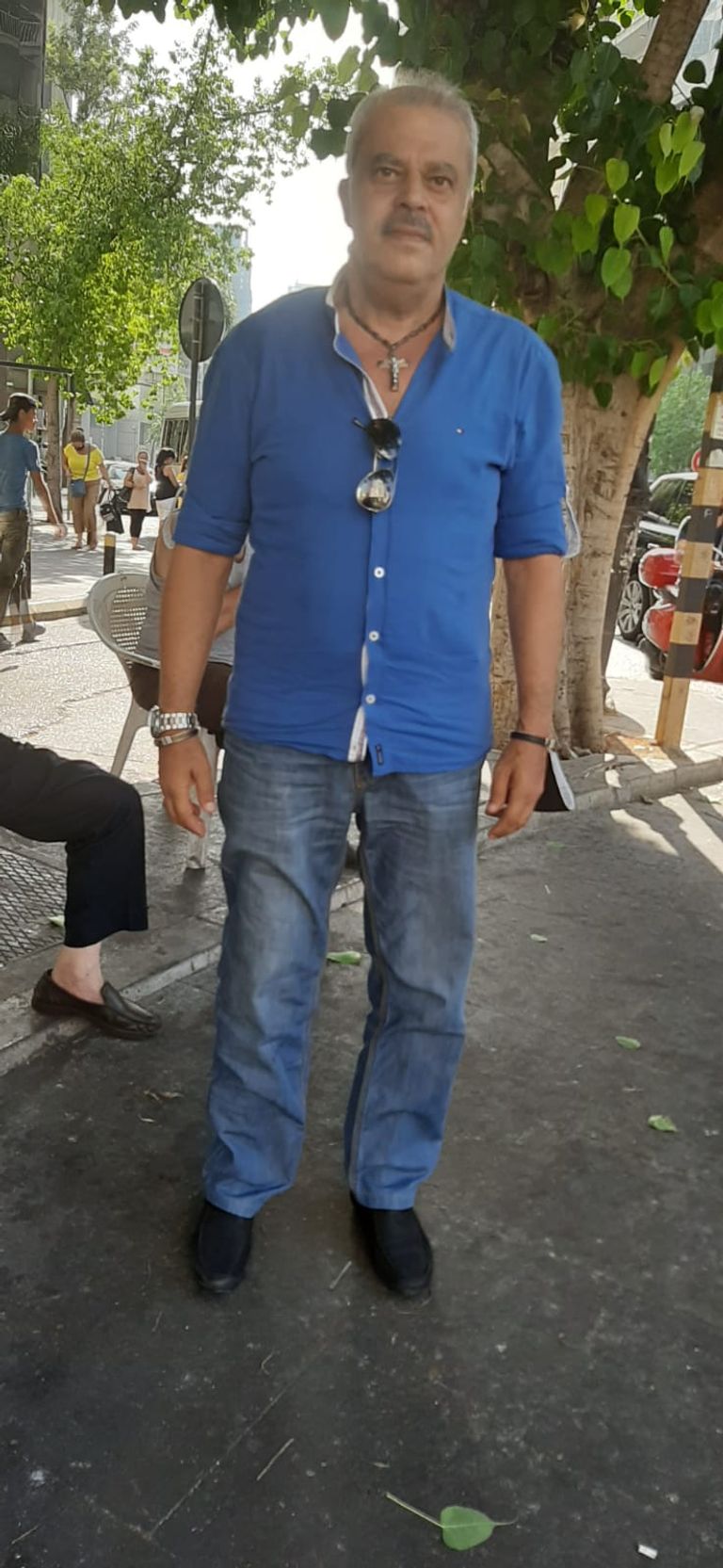 أحد المصابين في انفجار مرفأ بيروت