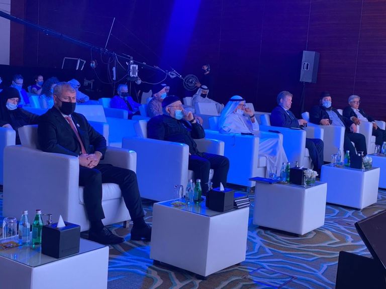 جانب من فعاليات ندوة المجلس العالمي للمجتمعات المسلمة جانب من فعاليات ندوة المجلس العالمي للمجتمعات المسلمة