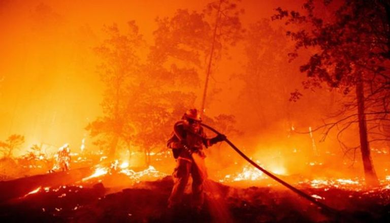 حرائق الغابات في كاليفورنيا- أرشيفية
