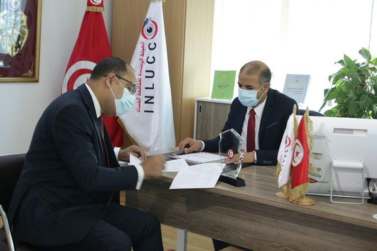 المشيشي في الهيئة الوطنية لمكافحة الفساد بتونس