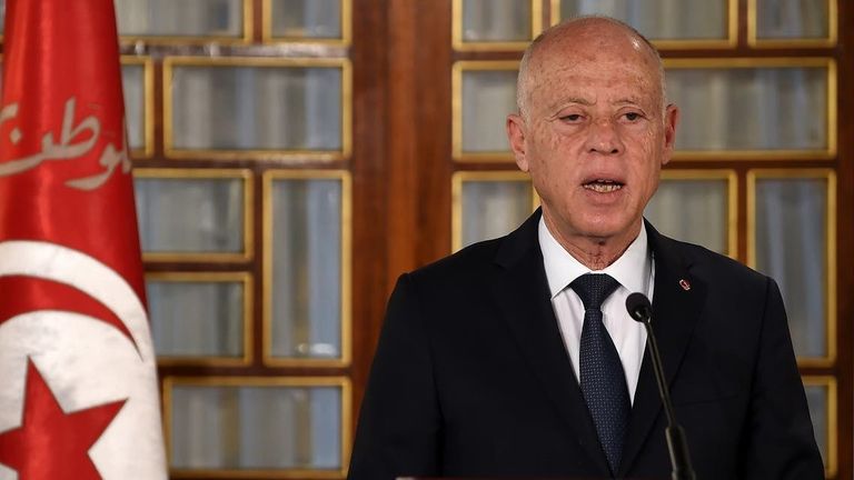 الرئيس التونسي قيس سعيد