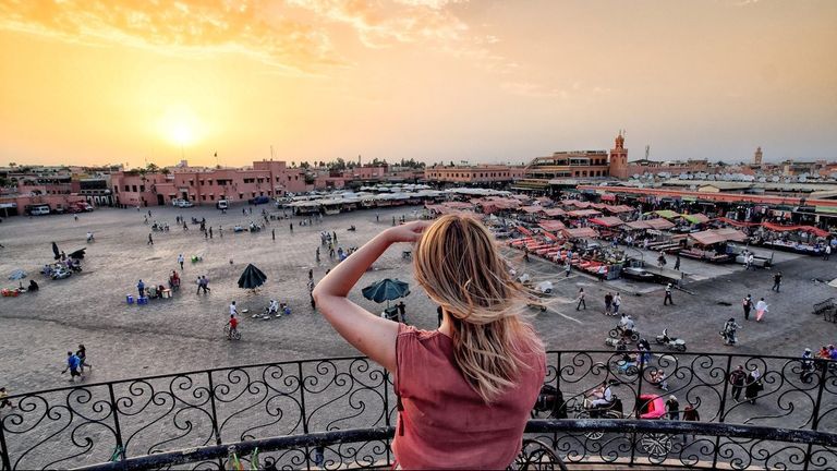 ساحة جامع الفنا بمراكش