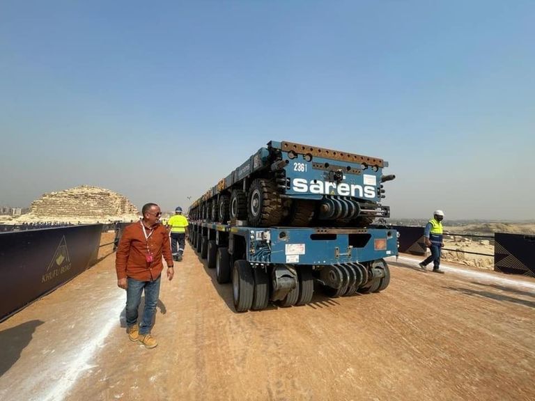 موكب نقل مركب خوفو