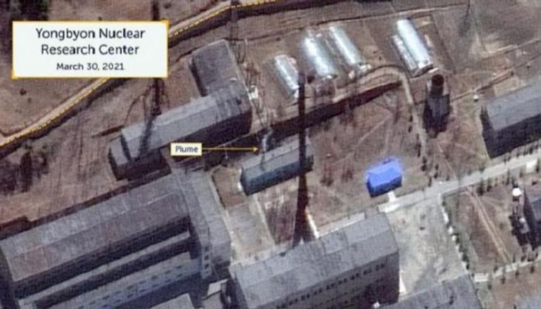 صورة بالأقمار الصناعية لمنشأة نووية بكوريا الشمالية