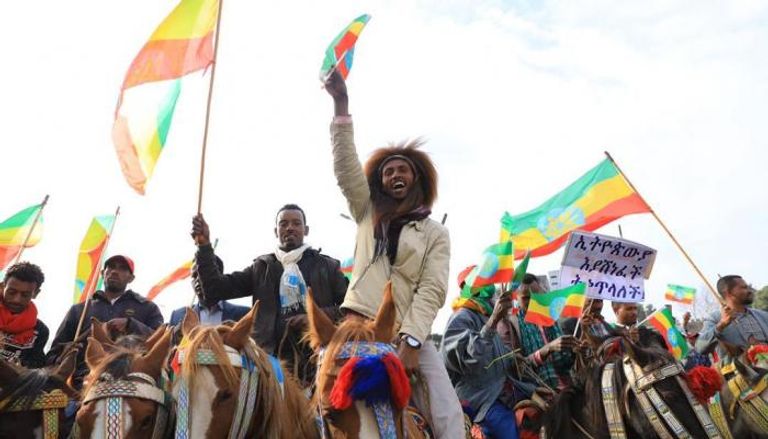 الآلاف يحتشدون وسط العاصمة أديس أبابا ضد جبهة تحرير تجراي