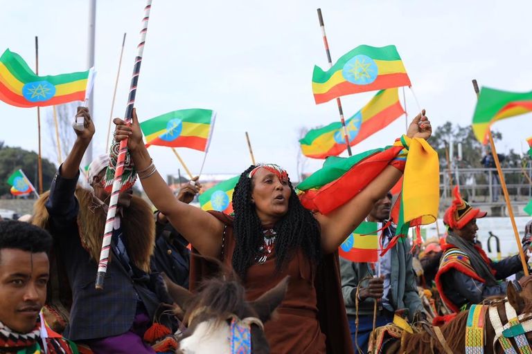 الآلاف يحتشدون وسط العاصمة أديس أبابا ضد جبهة تحرير تجراي