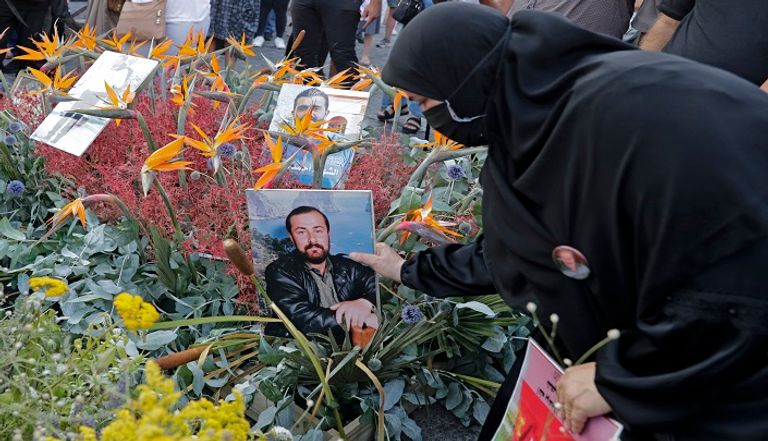 موكب جنائزي في بيروت تكريماً لضحايا المرفأ