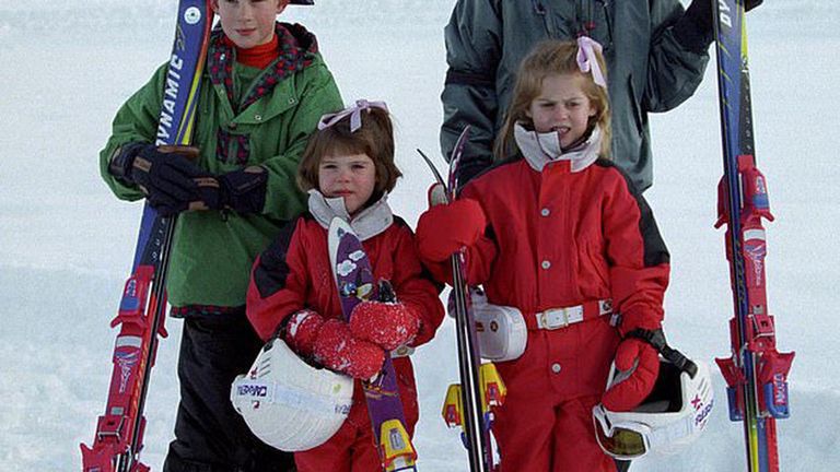 الأمير هاري وميجان ماركل والأميرة يوجيني وزوجها جاك بروكسبانك