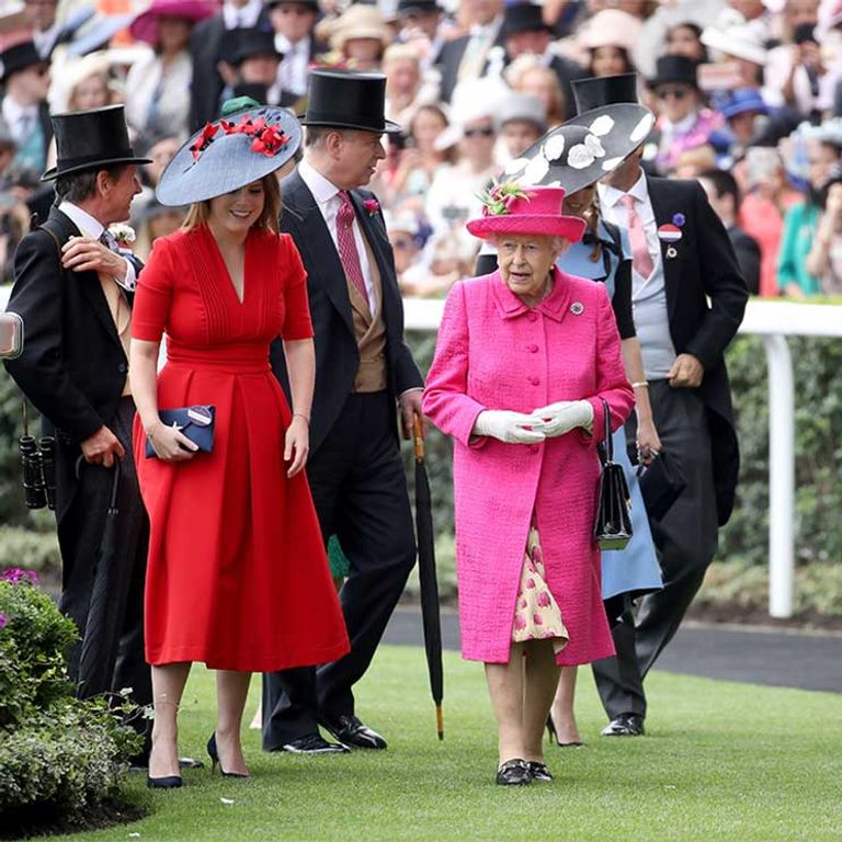 الأمير هاري وميجان ماركل والأميرة يوجيني وزوجها جاك بروكسبانك