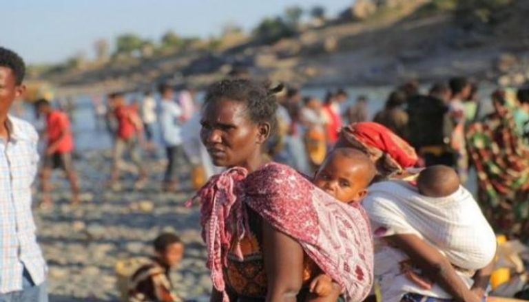 نازحون من إقليم تجراي في إثيوبيا- أرشيفية