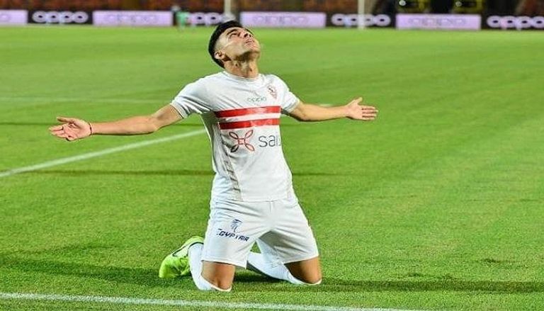 أشرف بن شرقي لاعب الزمالك المصري
