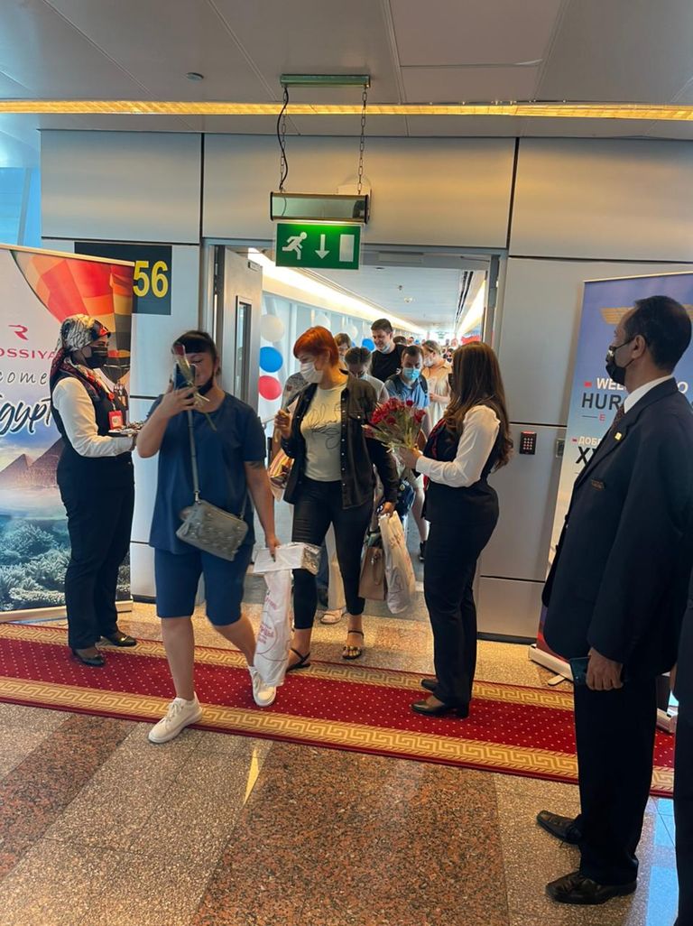 الغردقة تستقبل أولى رحلات السياحة الروسية بعد توقف 6 سنوات