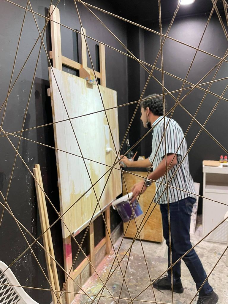 جزء من اللوحة