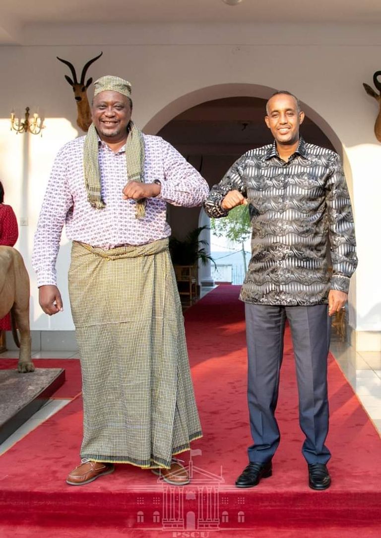 أوهورو كينياتا ومحمد حسين روبلي