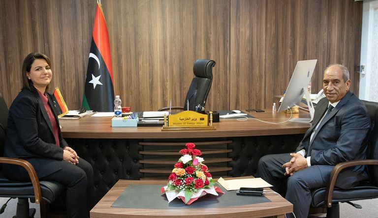 وزيرة الخارجية الليبية ورئيس مفوضية الانتخابات