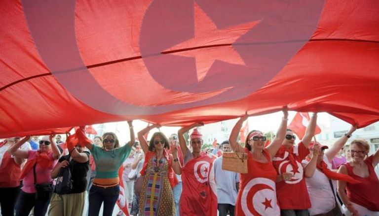 جانب من احتفالات سابقة بعيد المرأة التونسية