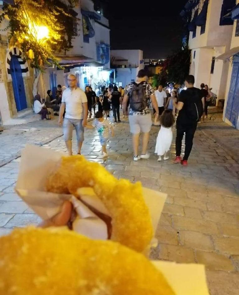 حلوى البمبلوني في سيدي بوسعيد