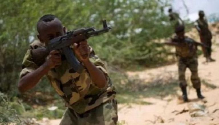 الجيش الصومالي خلال عملية عسكرية سابقة ضد الشباب الإرهابية 
