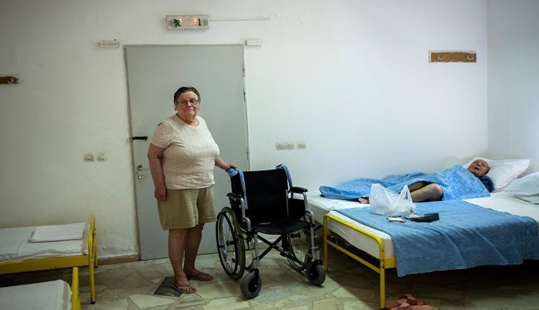 منزل مدمر جراء حرائق الغابات في اليونان