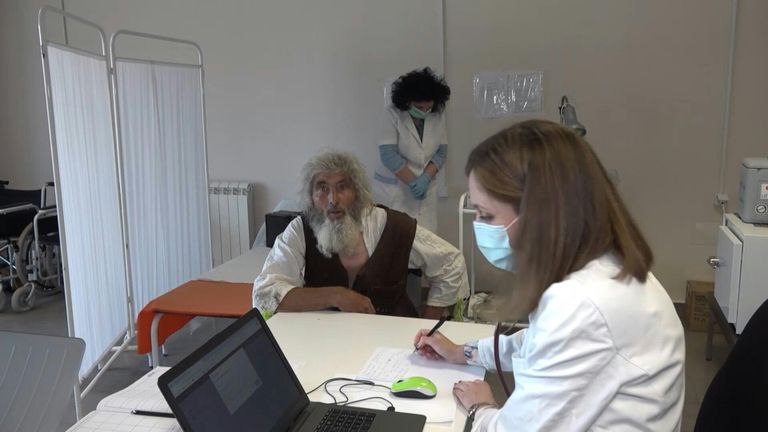 رجل الكهف الصربي بانتا بتروفيتش