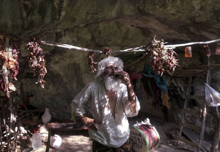 رجل الكهف الصربي بانتا بتروفيتش