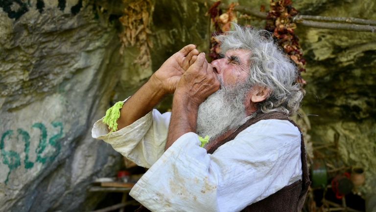 رجل الكهف الصربي بانتا بتروفيتش