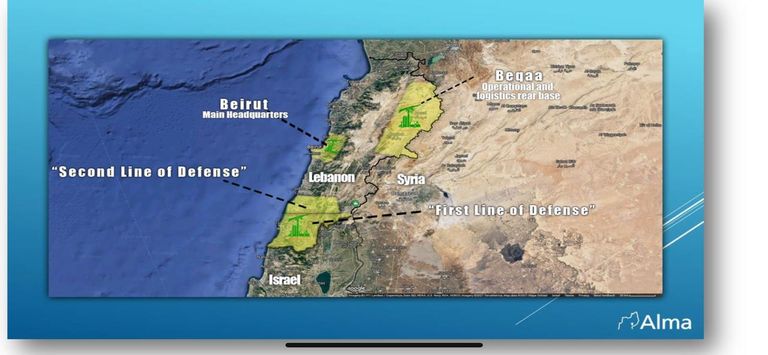 خارطة الأنفاق التي نشرها المركز