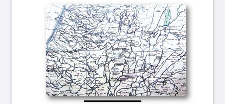 خارطة الأنفاق التي نشرها المركز