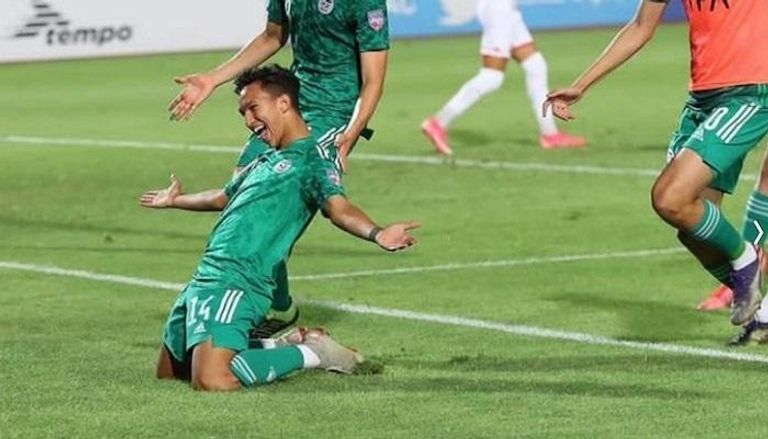 محمد رفيق عمر لاعب منتخب الجزائر في كأس العرب للشباب