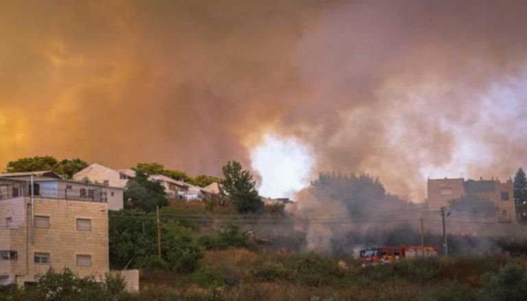 حريق غابات قرب القدس- أرشيفية