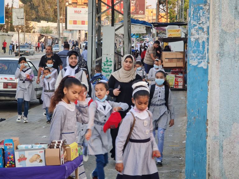 عودة الطلبة للمدارس في الأراضي الفلسطينية