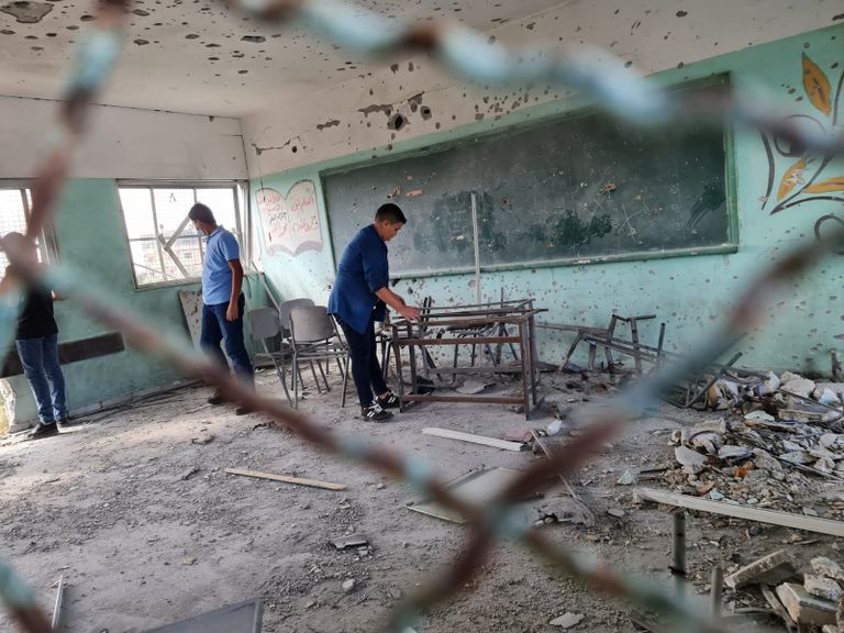عودة الطلبة للمدارس في الأراضي الفلسطينية