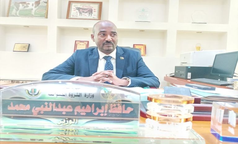 وزير الثروة الحيوانية السوداني حافظ عبدالنبي