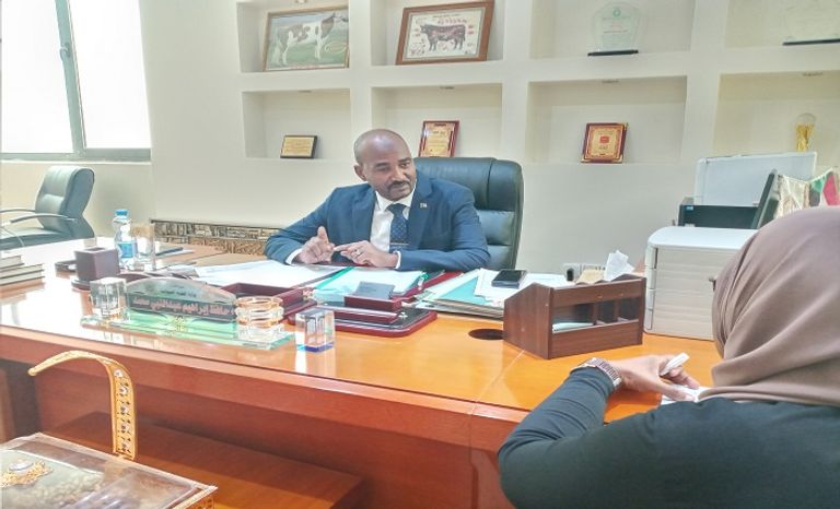 وزير الثروة الحيوانية السوداني حافظ عبدالنبي