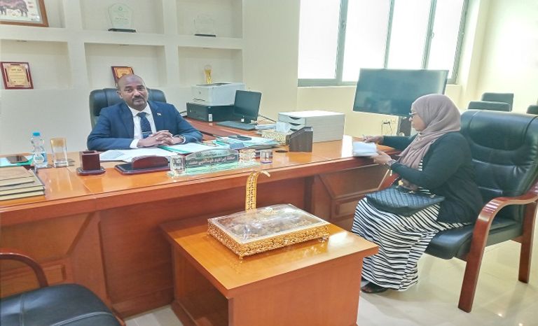 وزير الثروة الحيوانية السوداني حافظ عبدالنبي