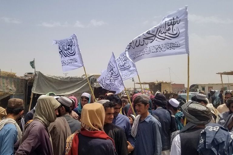 مناصرون لطالبان في شوارع كابول