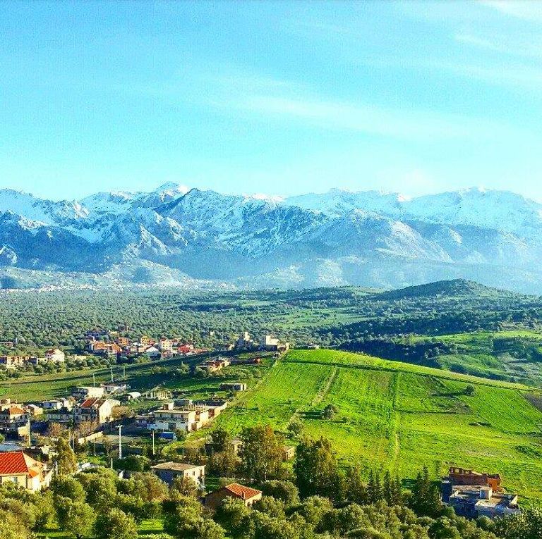 مدينة تيزي وزو الجزائرية قبل الحرائق