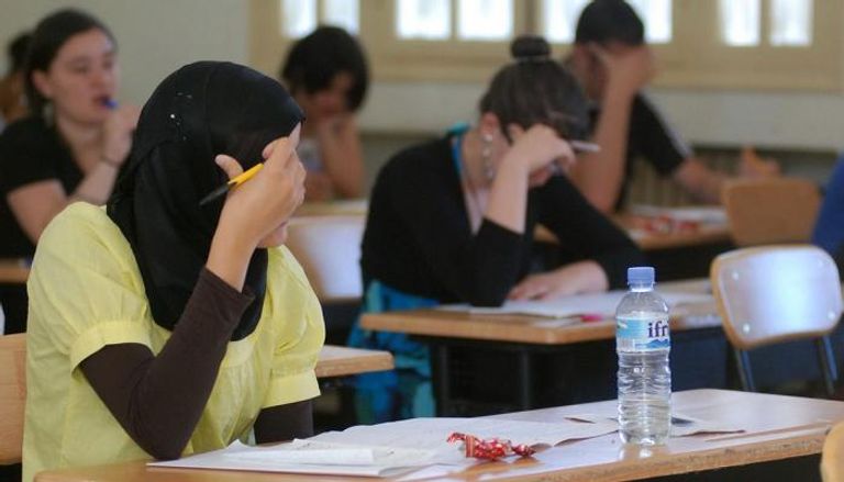 من امتحانات طلاب الثانوية العامة في مصر