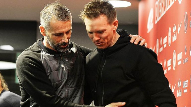 يوليان ناجلزمان وماركو روز بروسيا دورتموند ضد بايرن ميونخ