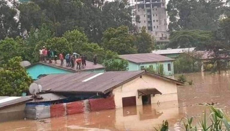 الفيضانات تغرق شوارع وأحياء أديس أبابا