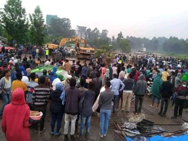 الفيضانات تغرق شوارع وأحياء أديس أبابا