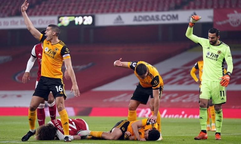 إصابة خيمينيز راؤول خيمينيز ضد ليستر سيتي