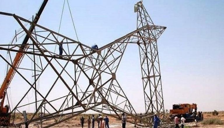 سقوط برج لنقل الطاقة الكهربائية بتفجير شمال العراق