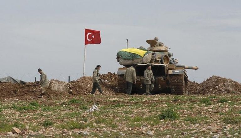 قوة تركية مدرعة شمال العراق