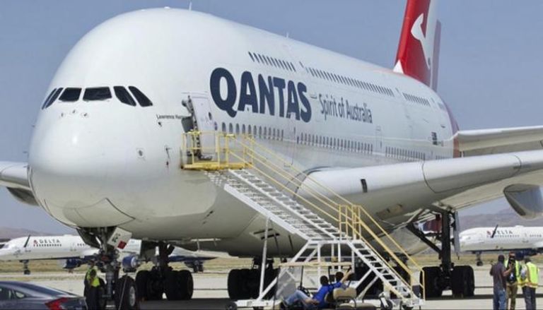 طائرة تابعة لشركة الطيران الأسترالية "كوانتاس"